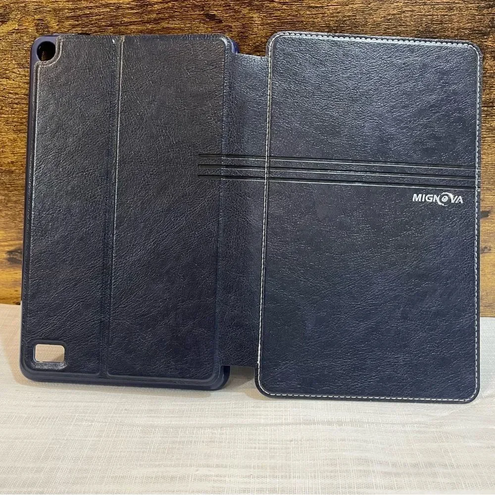 Mignova Slim Case Synthetic Leather Folio Book Cover Case with Card Pocket - Picture 10 of 11